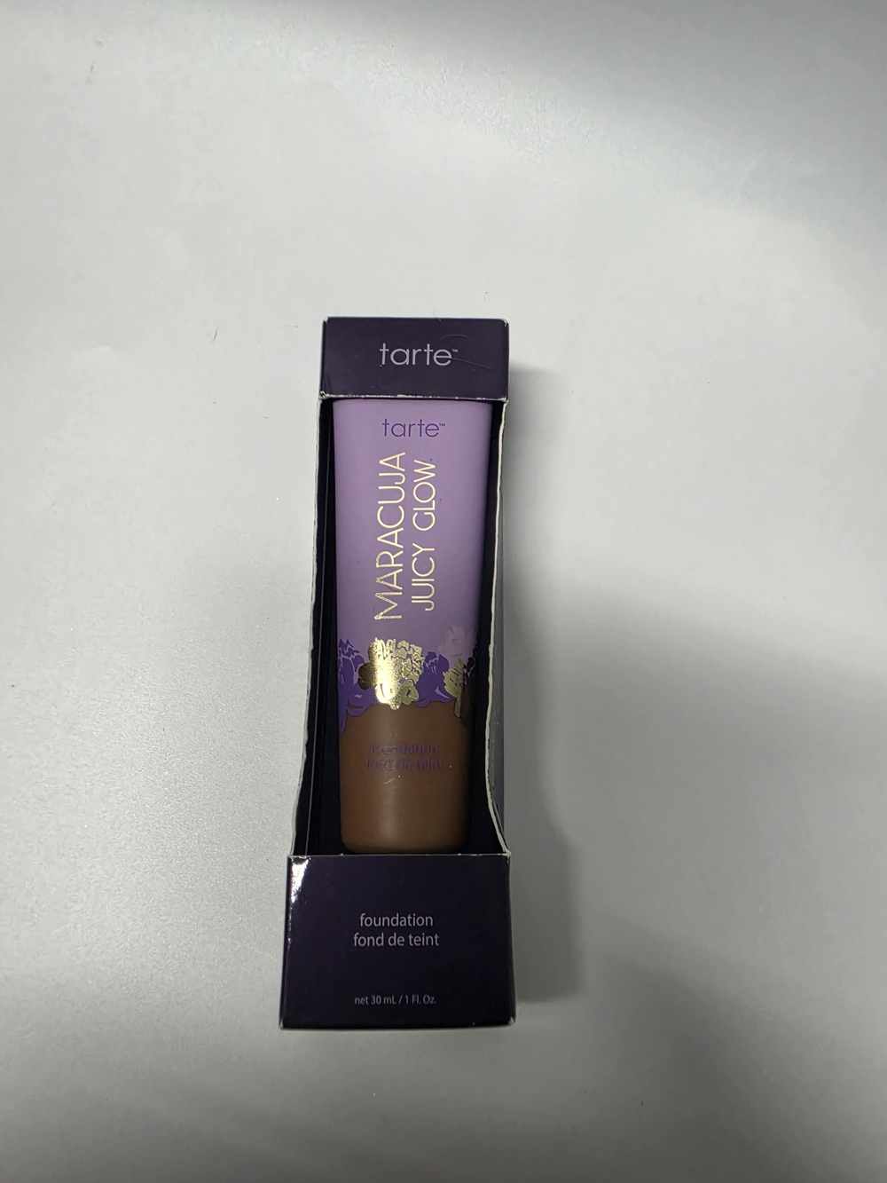 tarte Maracuja Juicy Glow Foundation - Purple & Brown
